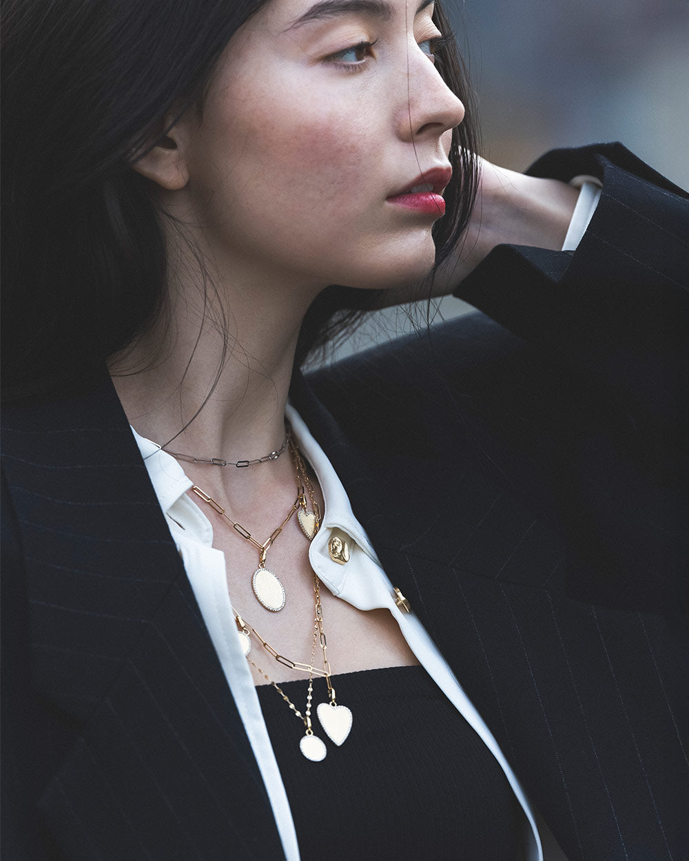 DAPHNE LONG NECKLACE YG 受注生産 - 写真7枚目