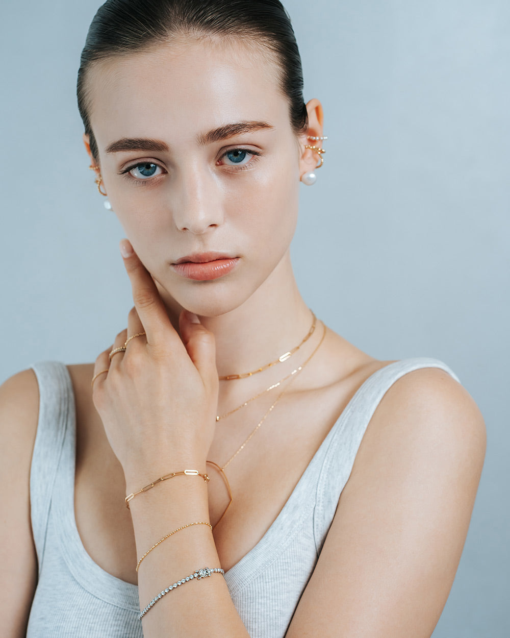 MAGNOLIA TENNIS BRACELET　受注生産 - 写真5枚目