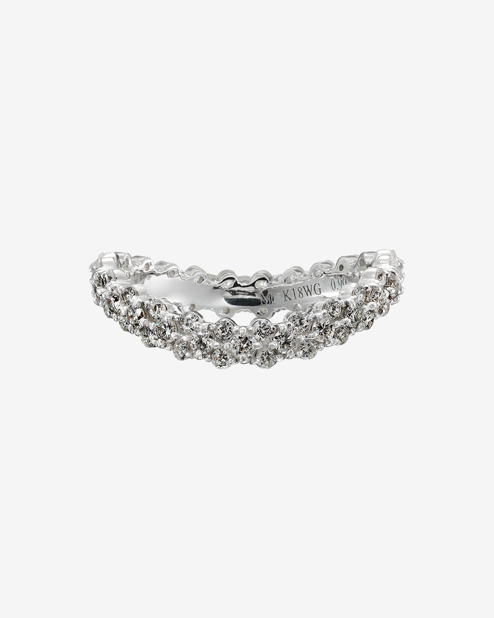 DIAMOND PAVE FULL ETERNITY RING　受注生産 - 写真1枚目