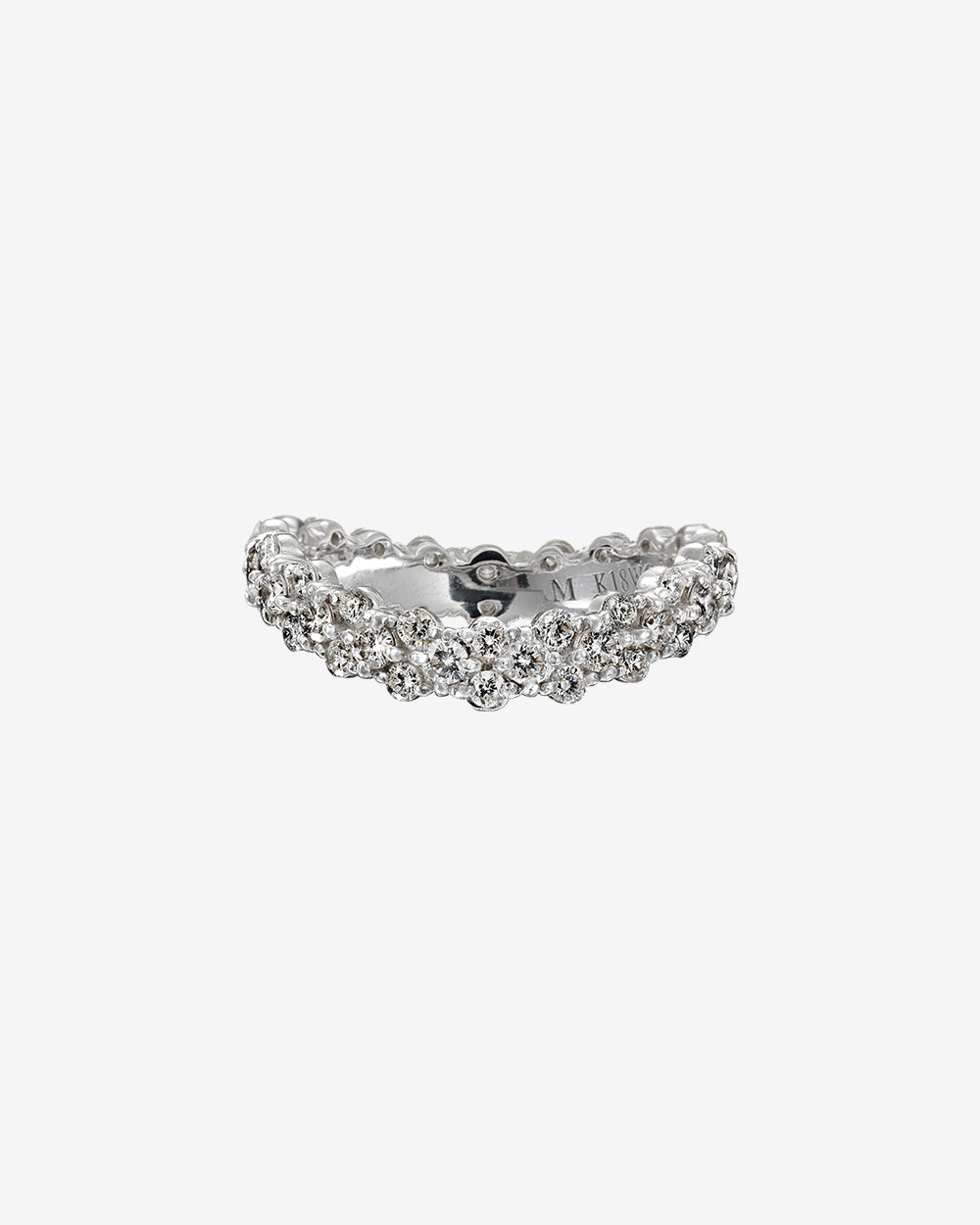 DIAMOND PAVE FULL ETERNITY RING　受注生産 - 写真2枚目