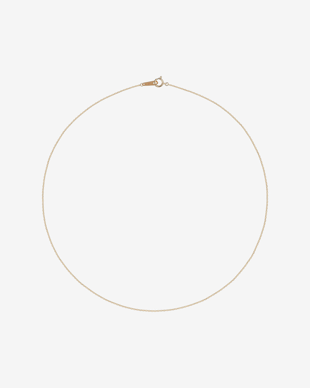 MIRROR CUT CHAIN NECKLACE 45CM - 写真2枚目