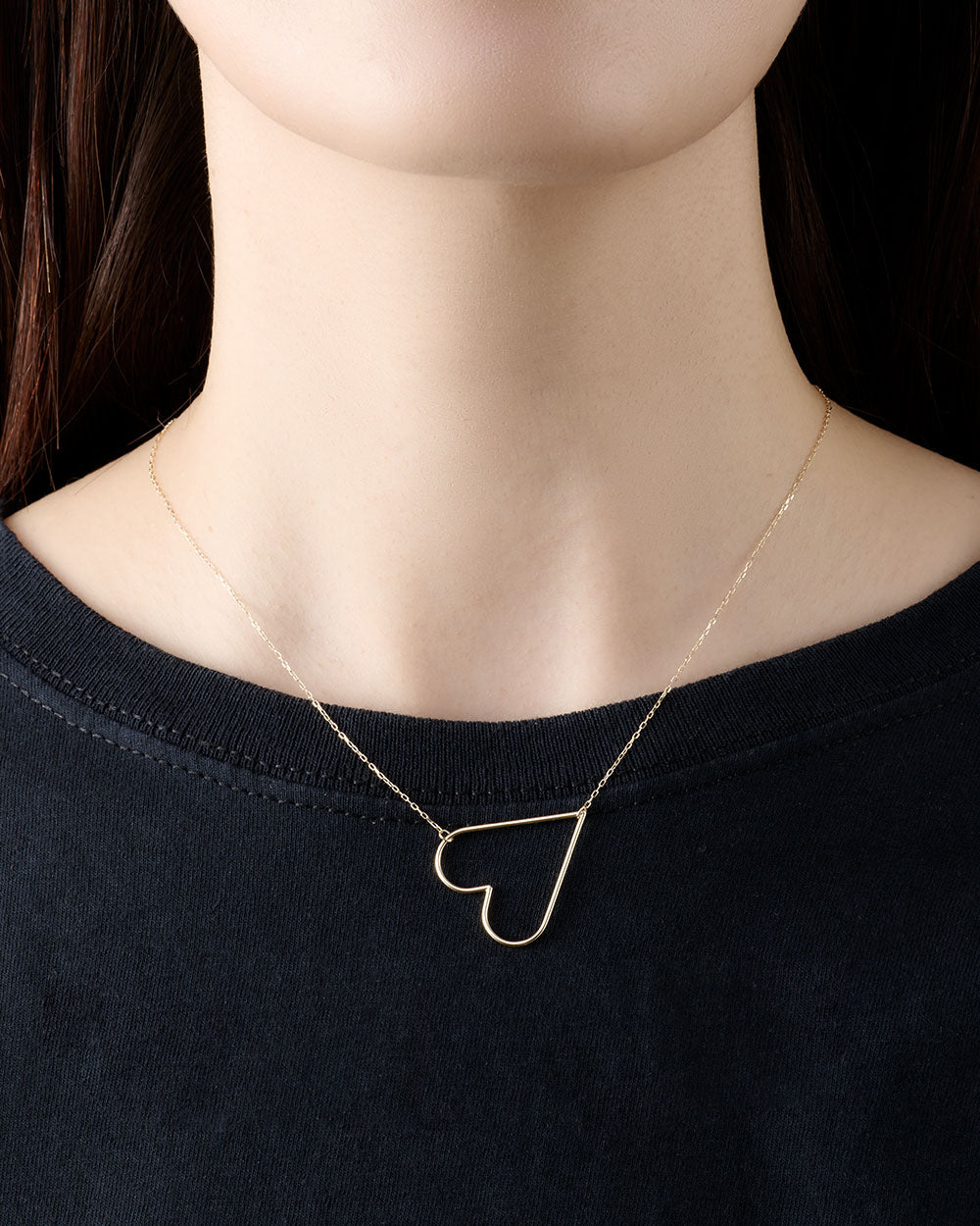 HEART OUTLINE NECKLACE　受注生産 - 写真4枚目