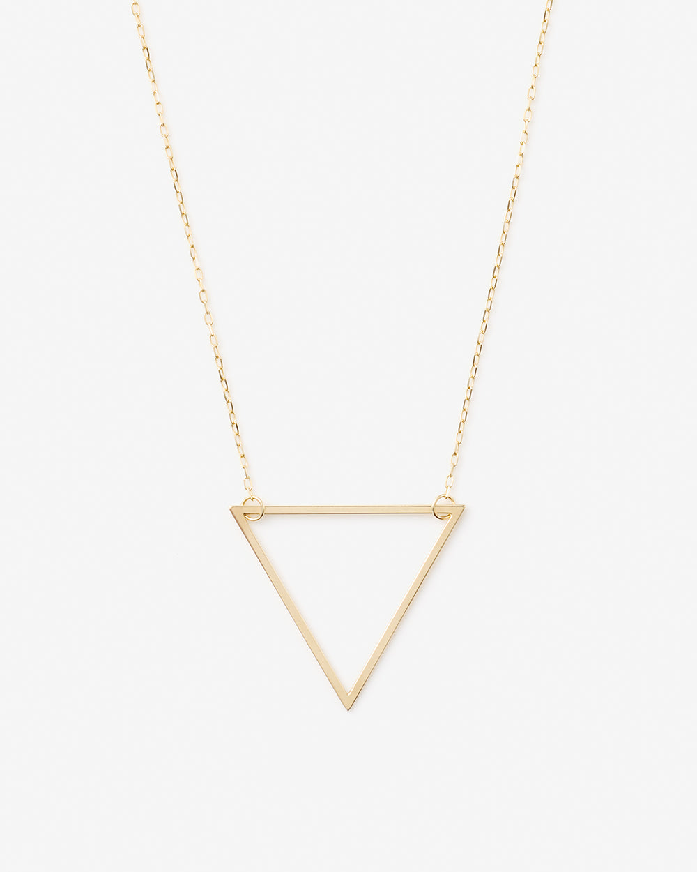 TRIANGLE OUTLINE NECKLACE　受注生産