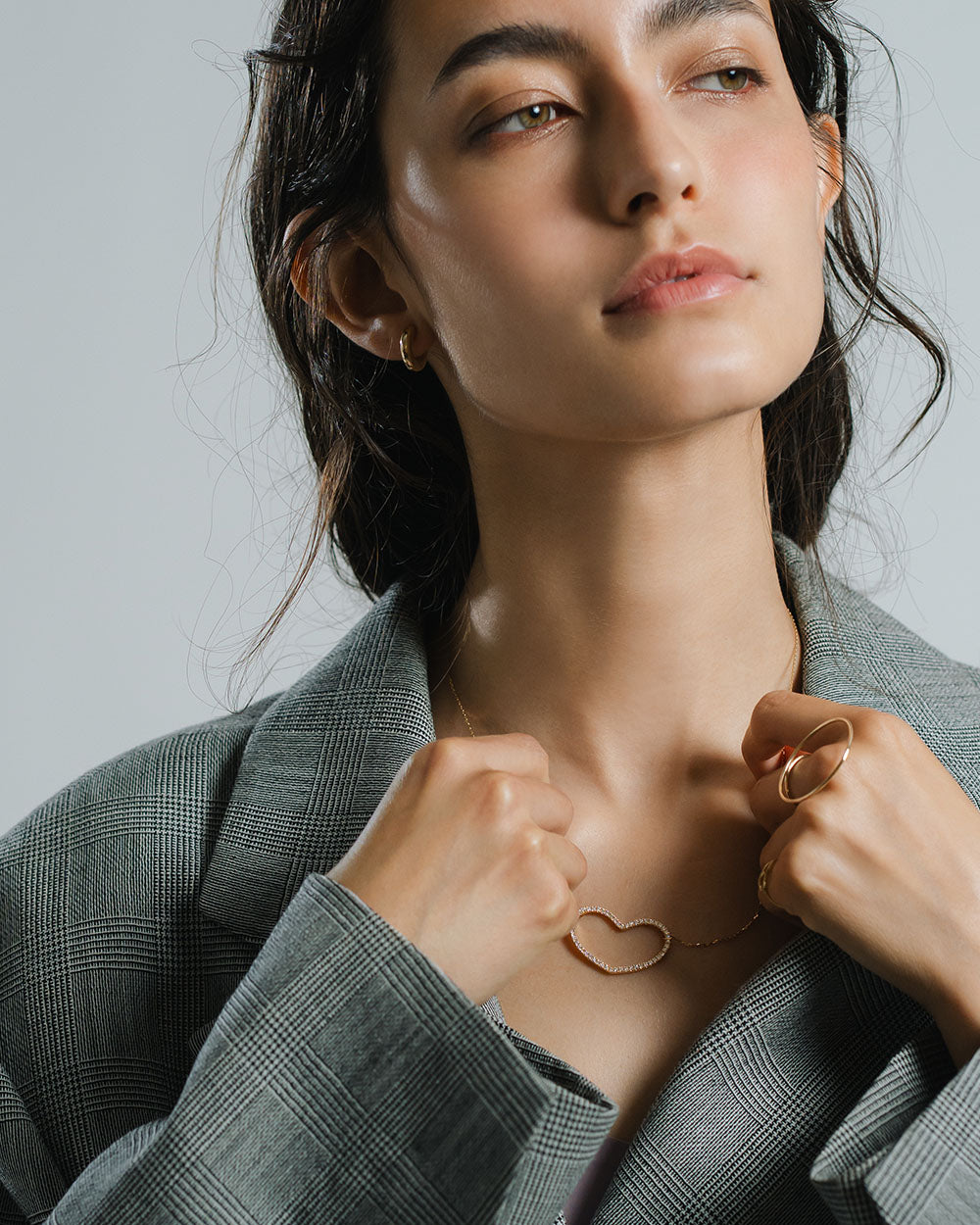 BOLD GOLD HOOP PIERCE　 - 写真8枚目