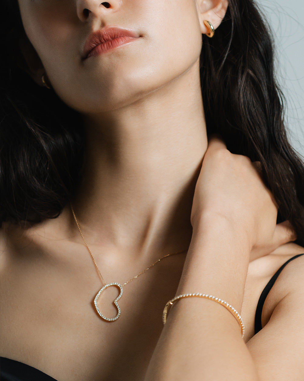 BOLD GOLD HOOP PIERCE　 - 写真6枚目