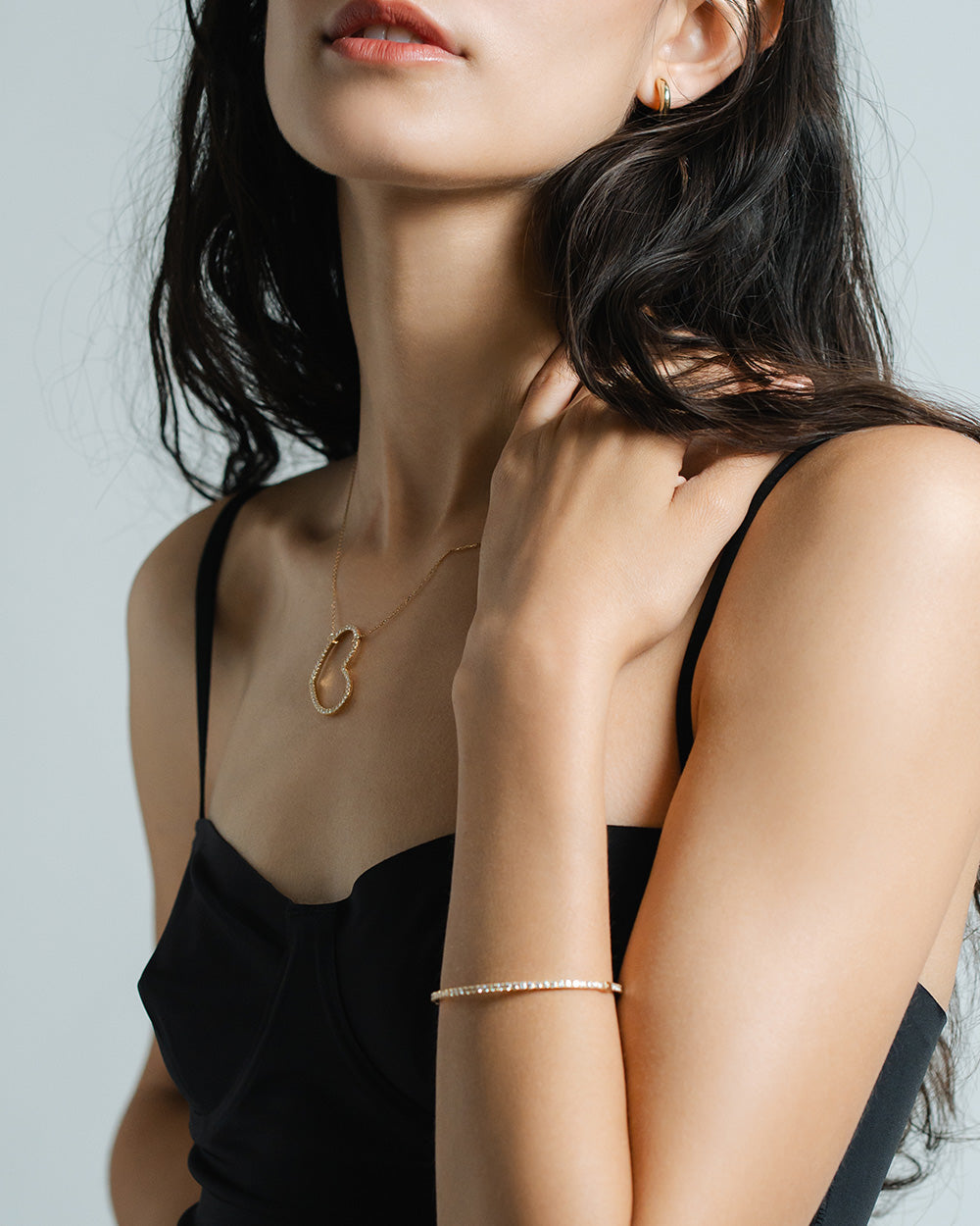 BOLD GOLD HOOP PIERCE　 - 写真7枚目