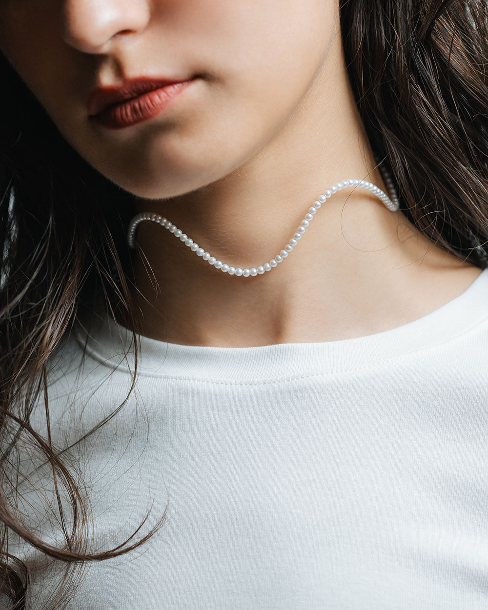 SCALLOP PEARL CHOKER　 - 写真6枚目