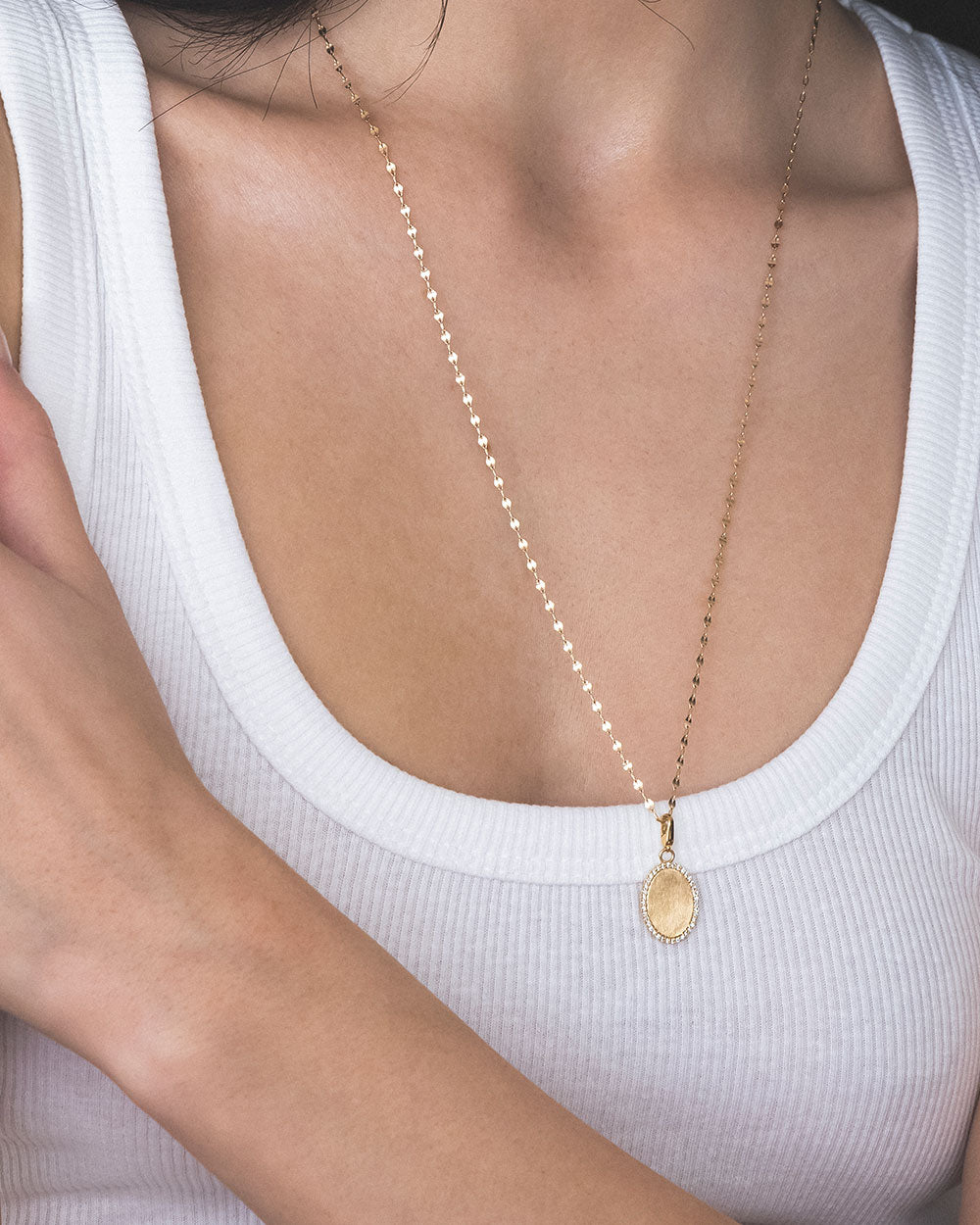 PETAL CHAIN NECKLACE 60CM - 写真4枚目