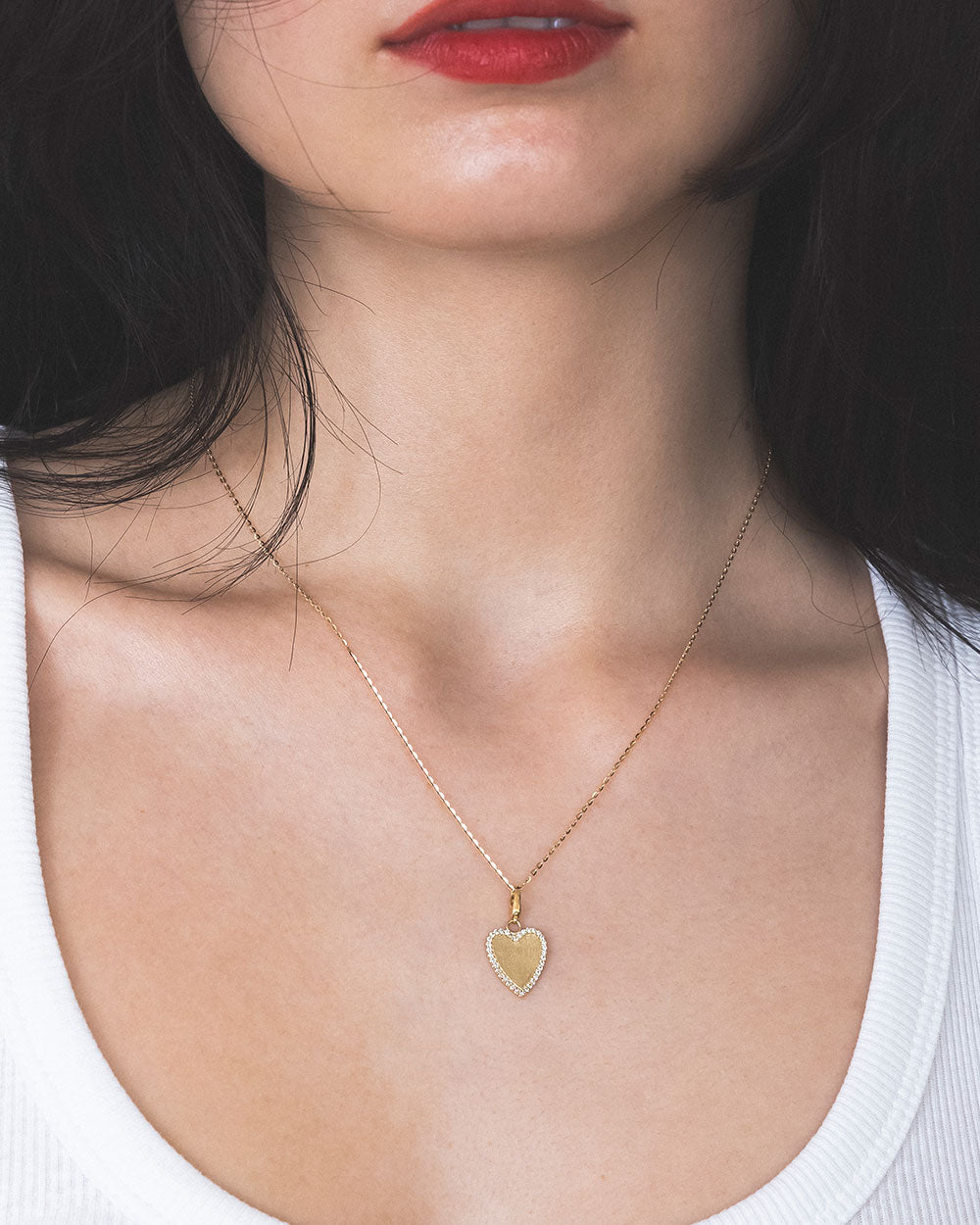 MIRROR CUT CHAIN NECKLACE 45CM - 写真3枚目