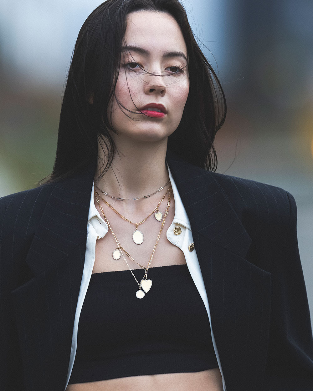 PETAL CHAIN NECKLACE 60CM　受注生産 - 写真6枚目
