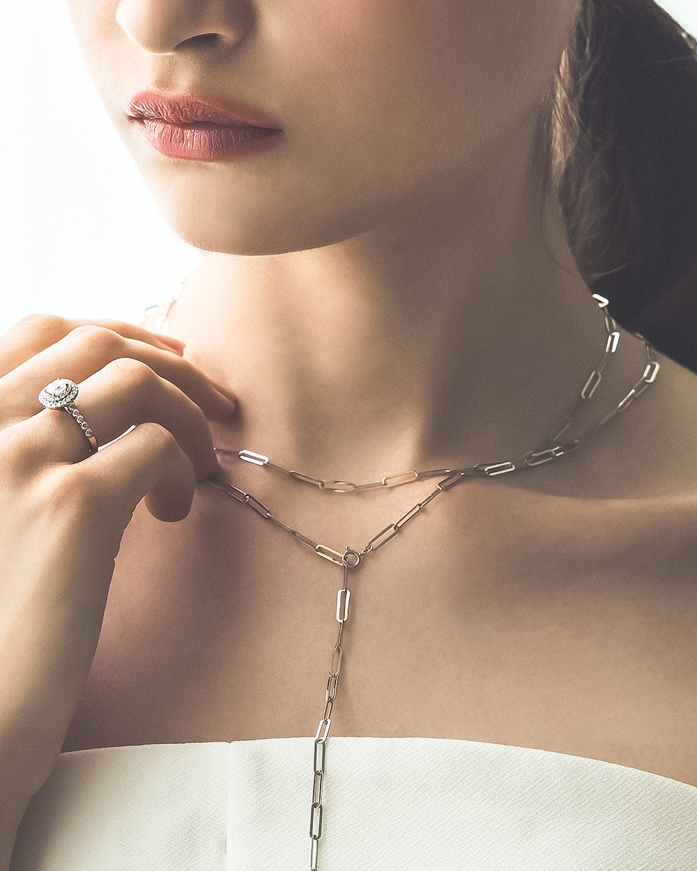 DAPHNE LONG NECKLACE WG - 写真5枚目