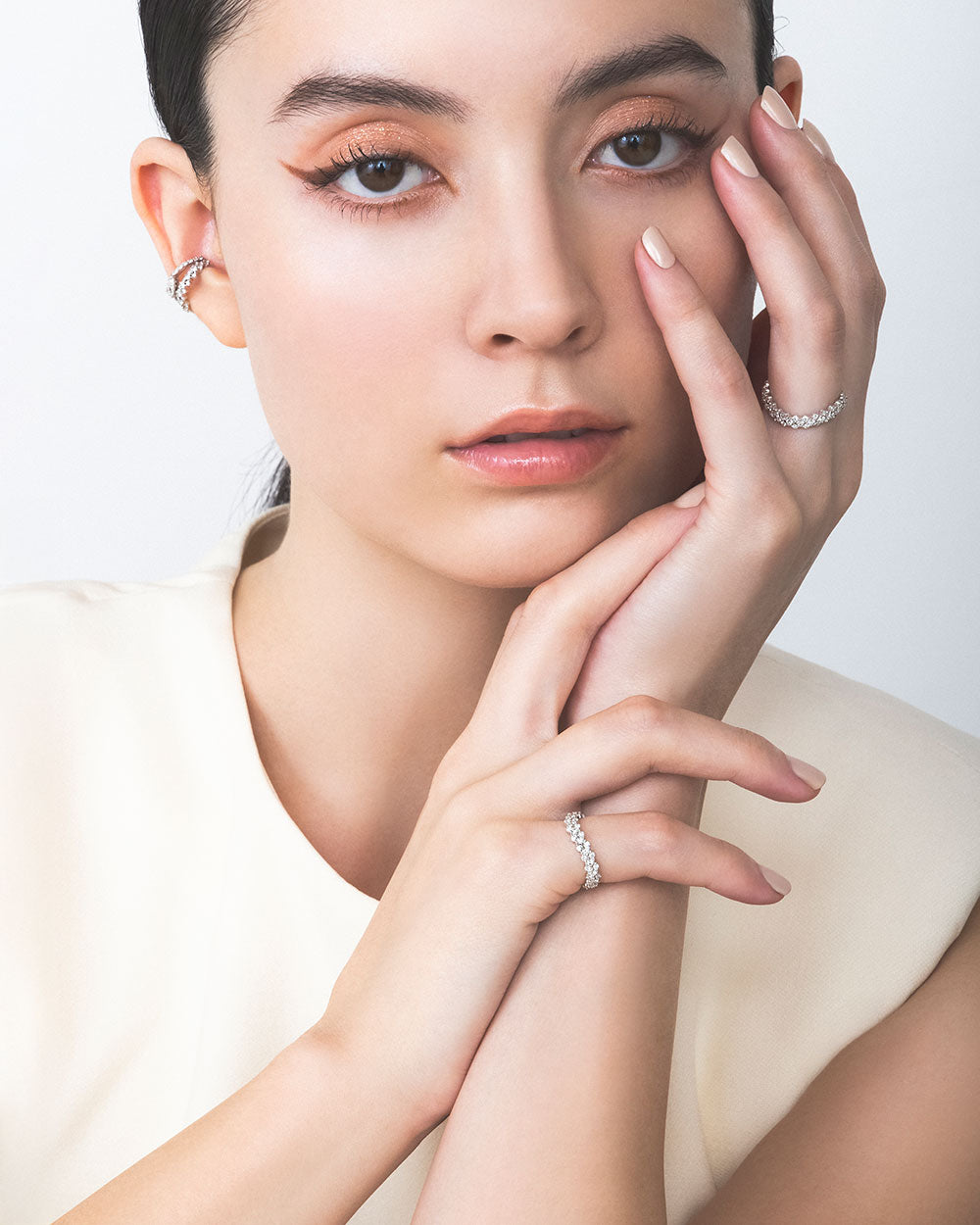 DIAMOND PAVE EAR CUFF - 写真4枚目