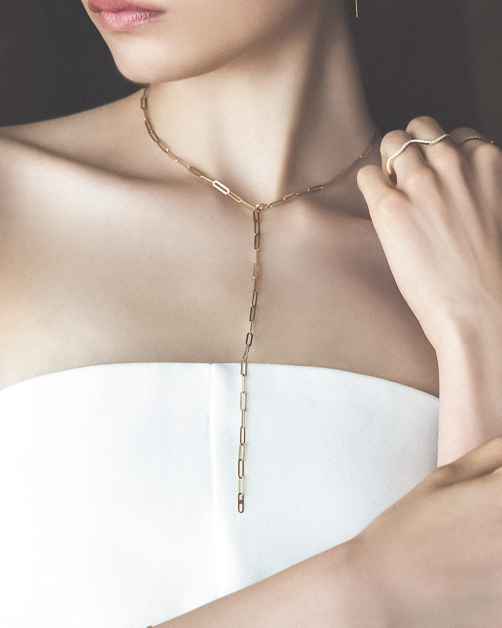 DAPHNE LONG NECKLACE YG　 - 写真8枚目