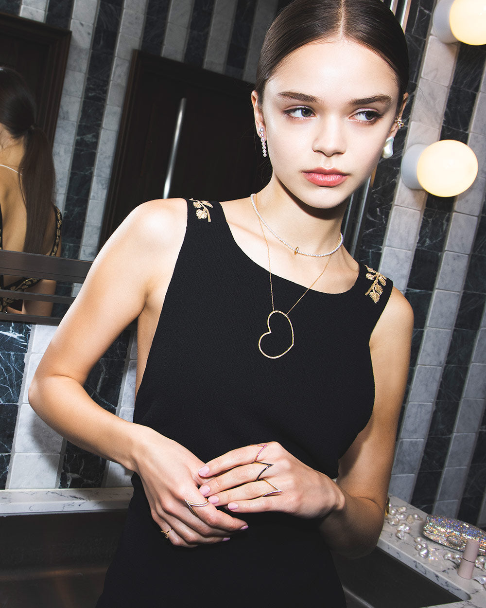 ANNA DIAMOND NECKLACE LARGE　受注生産 - 写真7枚目