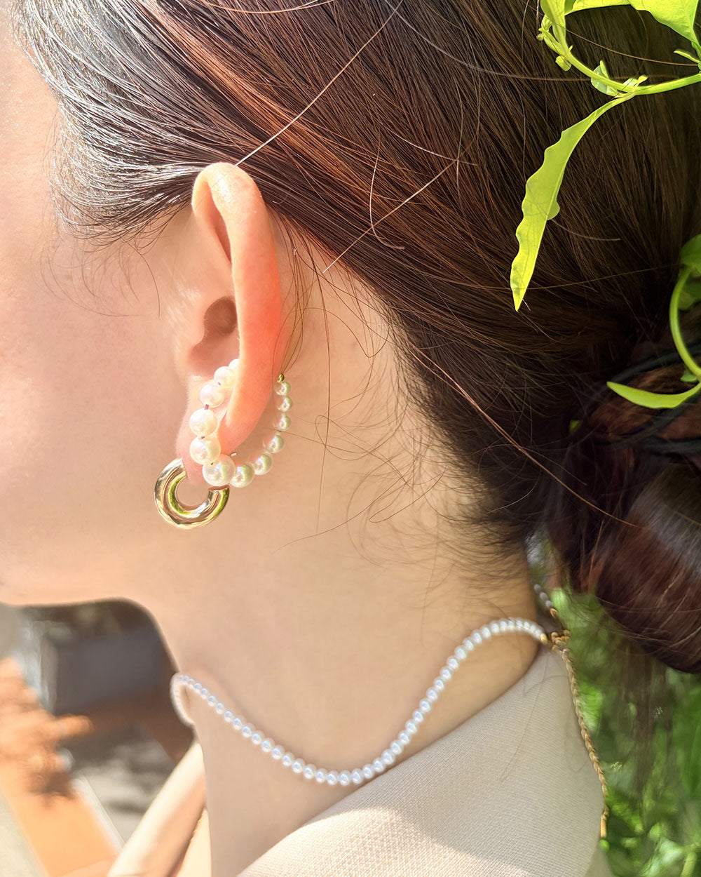 AKOYA BUBBLE GRADATION RINGCUFF - 写真2枚目