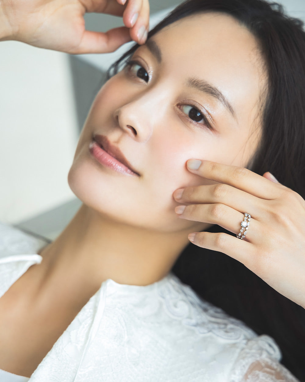 MAGNOLIA ETERNAL MARQUISE DIAMOND LINE RING - 写真4枚目