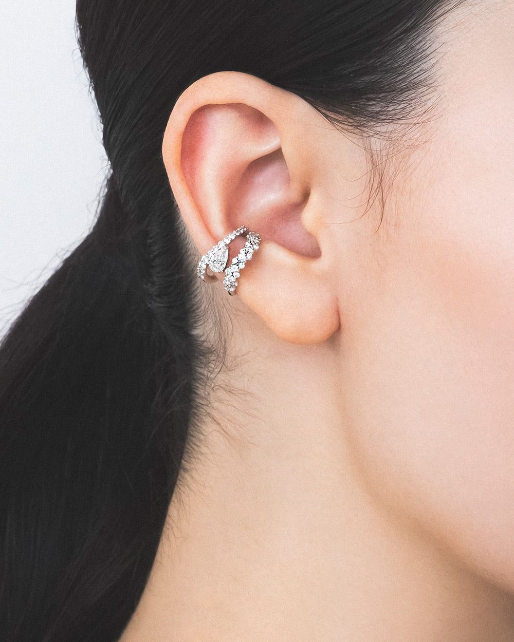 DIAMOND PAVE EAR CUFF　受注生産 - 写真5枚目