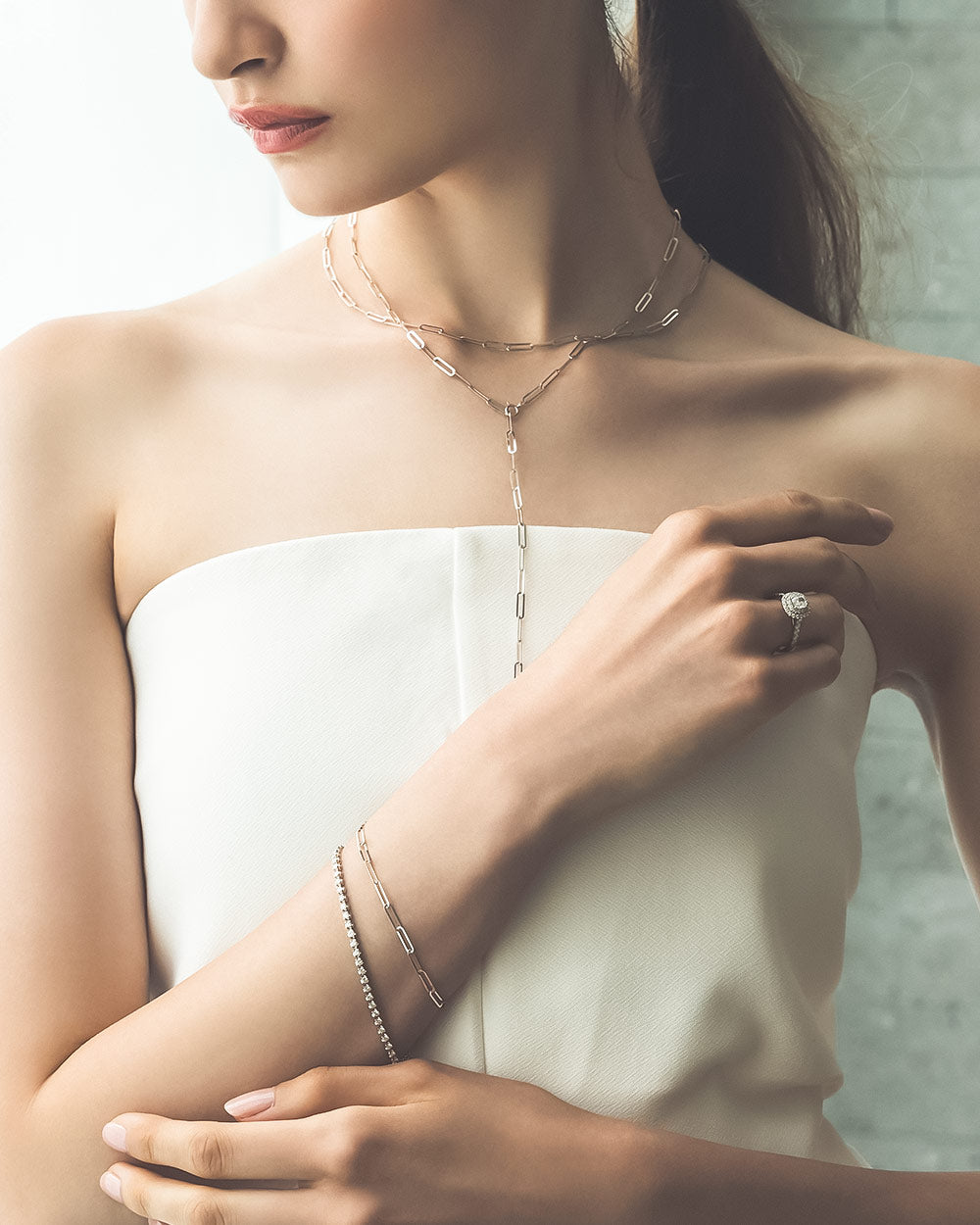 MAGNOLIA TENNIS BRACELET　受注生産 - 写真4枚目