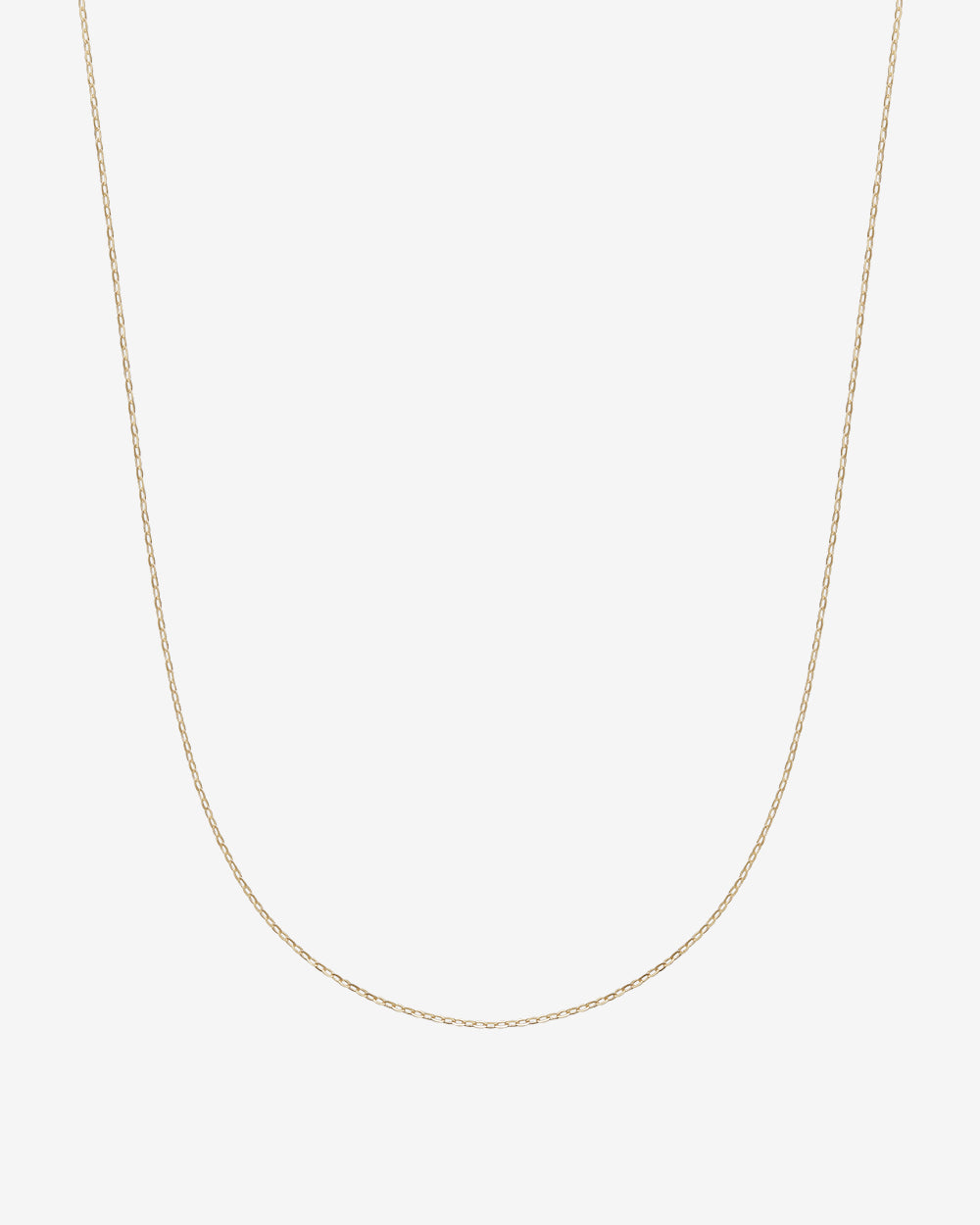 MIRROR CUT SKIN CHAIN NECKLACE - 写真1枚目